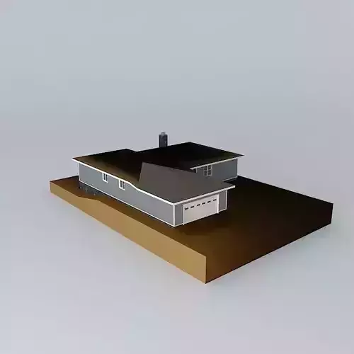 DIY house Free 3D model