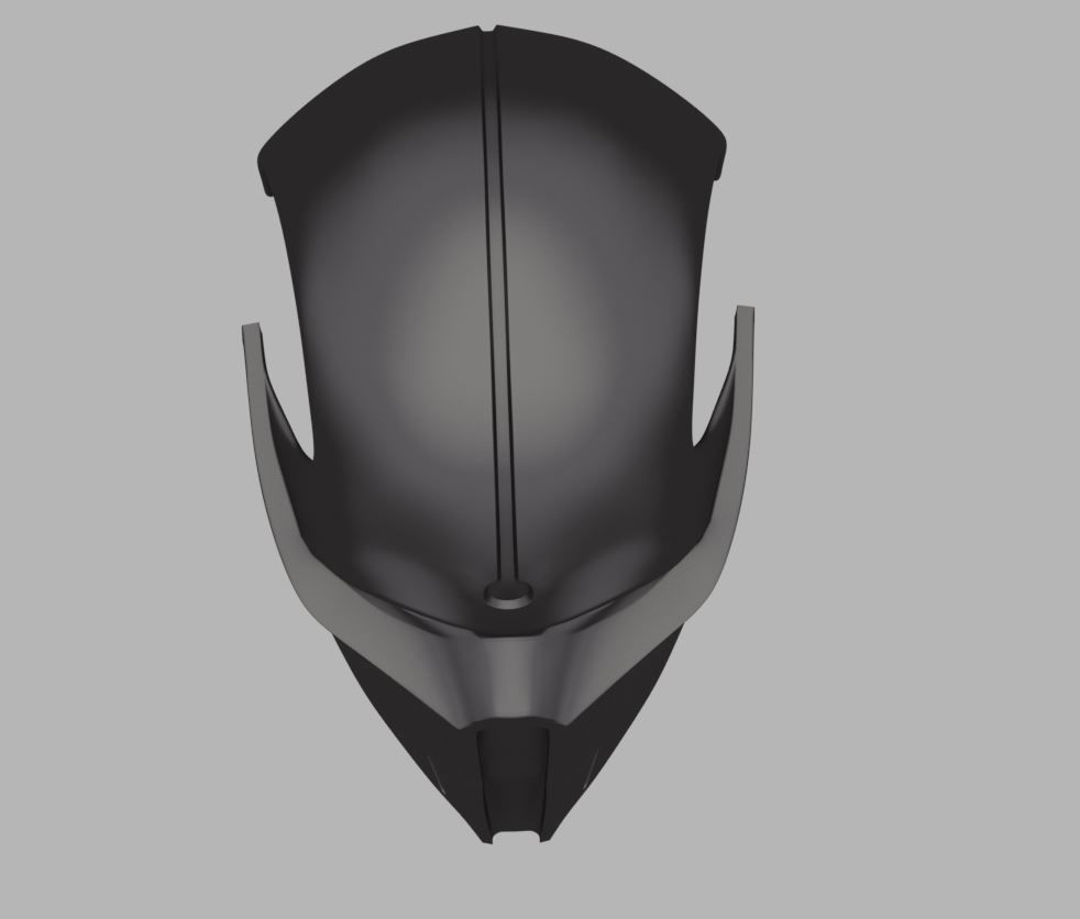 Noob Saibot mask for face from Mortal Kombat 11 3D print model_5