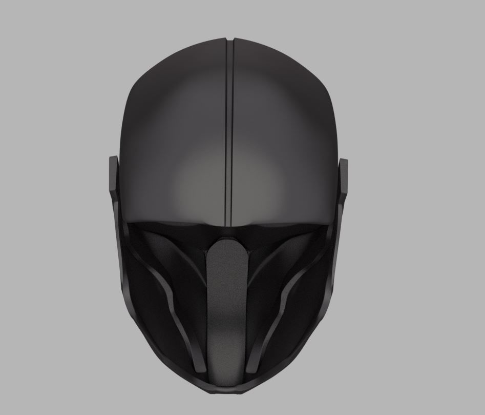 Noob Saibot mask for face from Mortal Kombat 11 3D print model_7