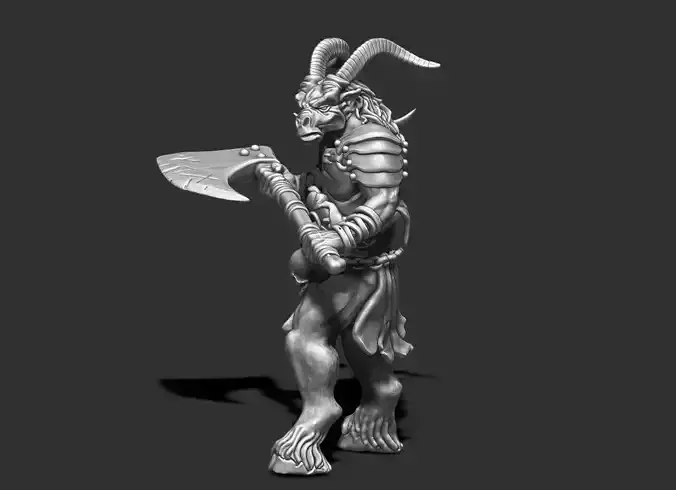 Beastman remix - 46mm  3D print model
