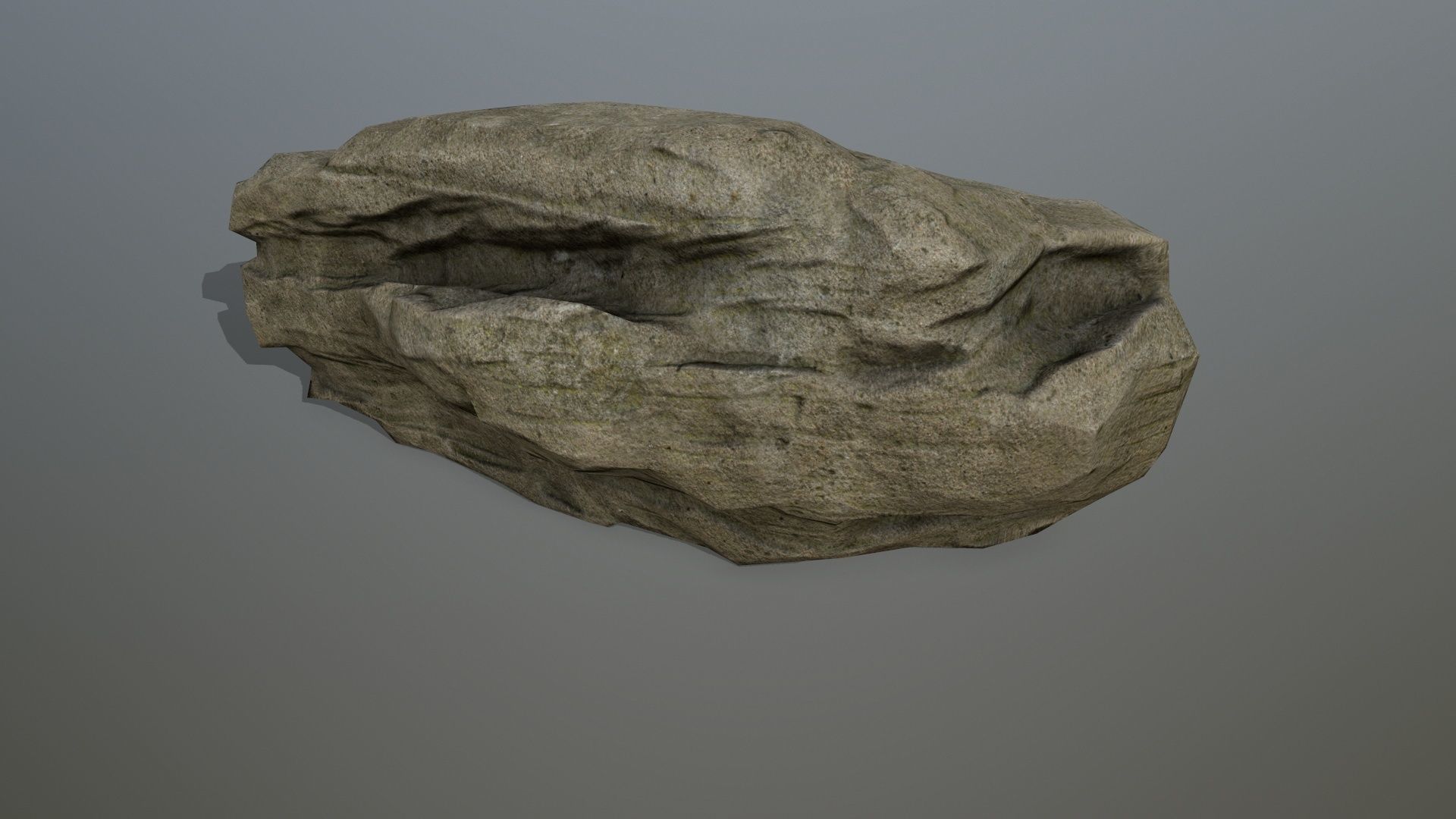 rocks set rock Low-poly 3D model_8