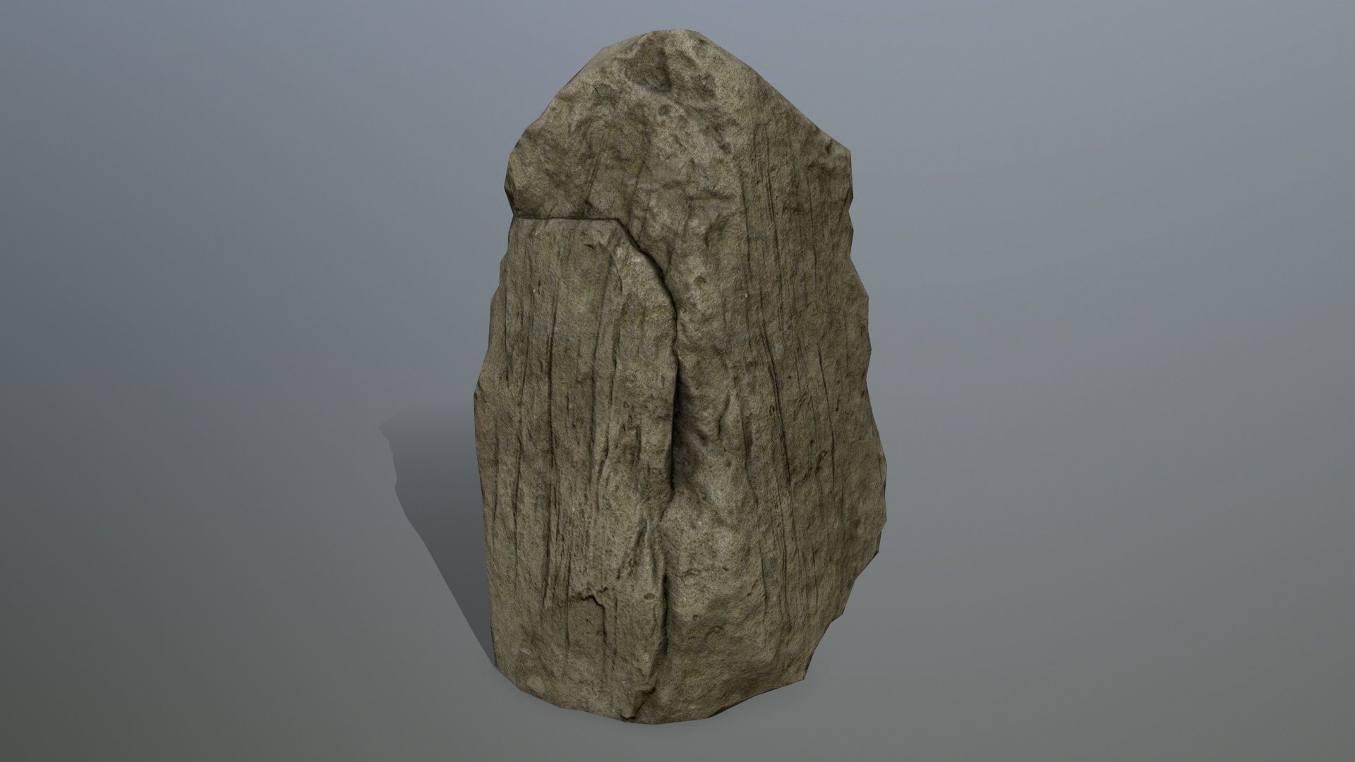 rocks set rock Low-poly 3D model_5