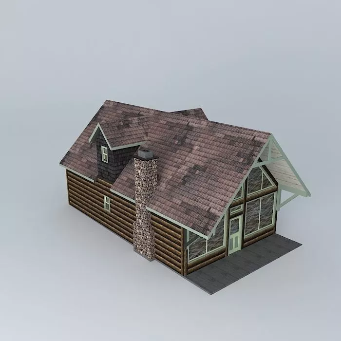 Vacation Cabin Free 3D model