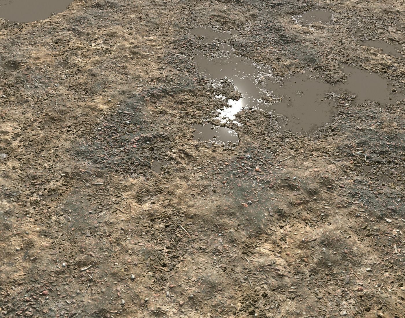 Dirty Ground PBR Texture_4