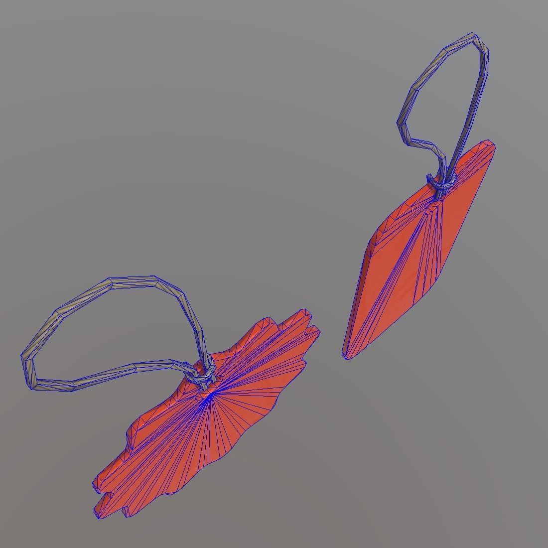Price Tags 3 Low-poly 3D model_6