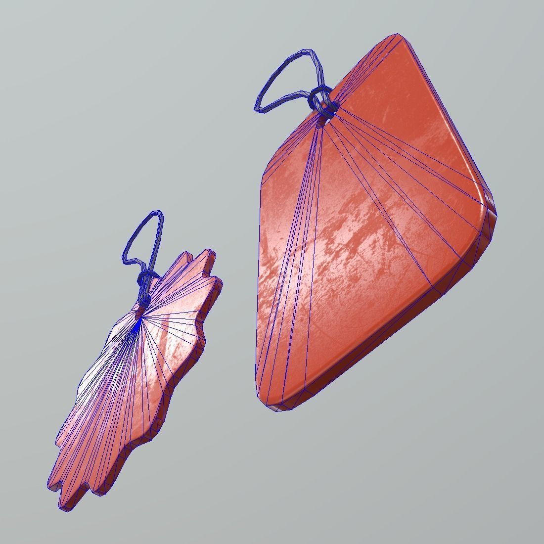 Price Tags 3 Low-poly 3D model_8