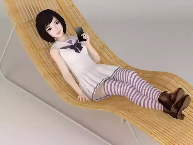 Harumi various outfit pose 02