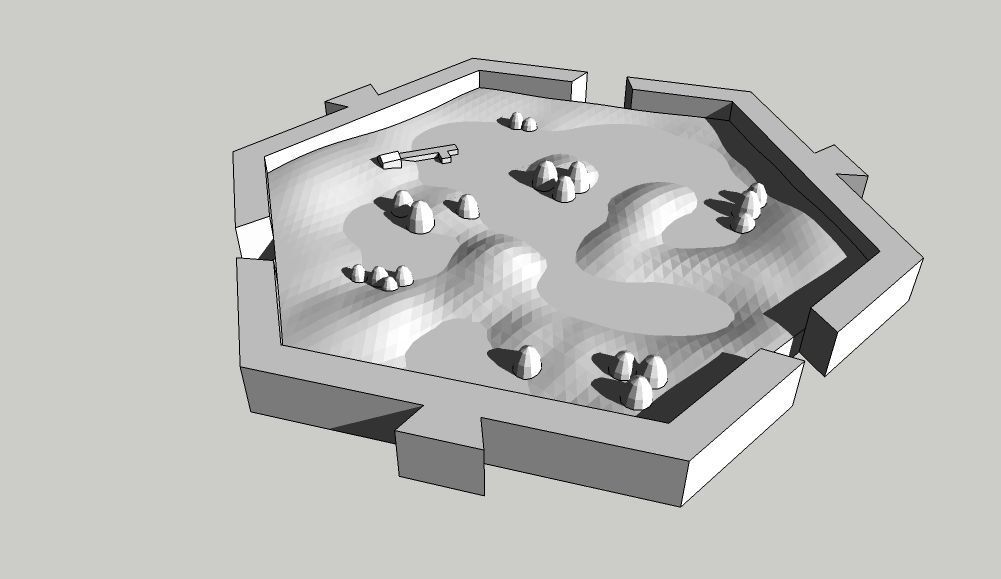 Medieval Campaing Hexagons 3D print model_6