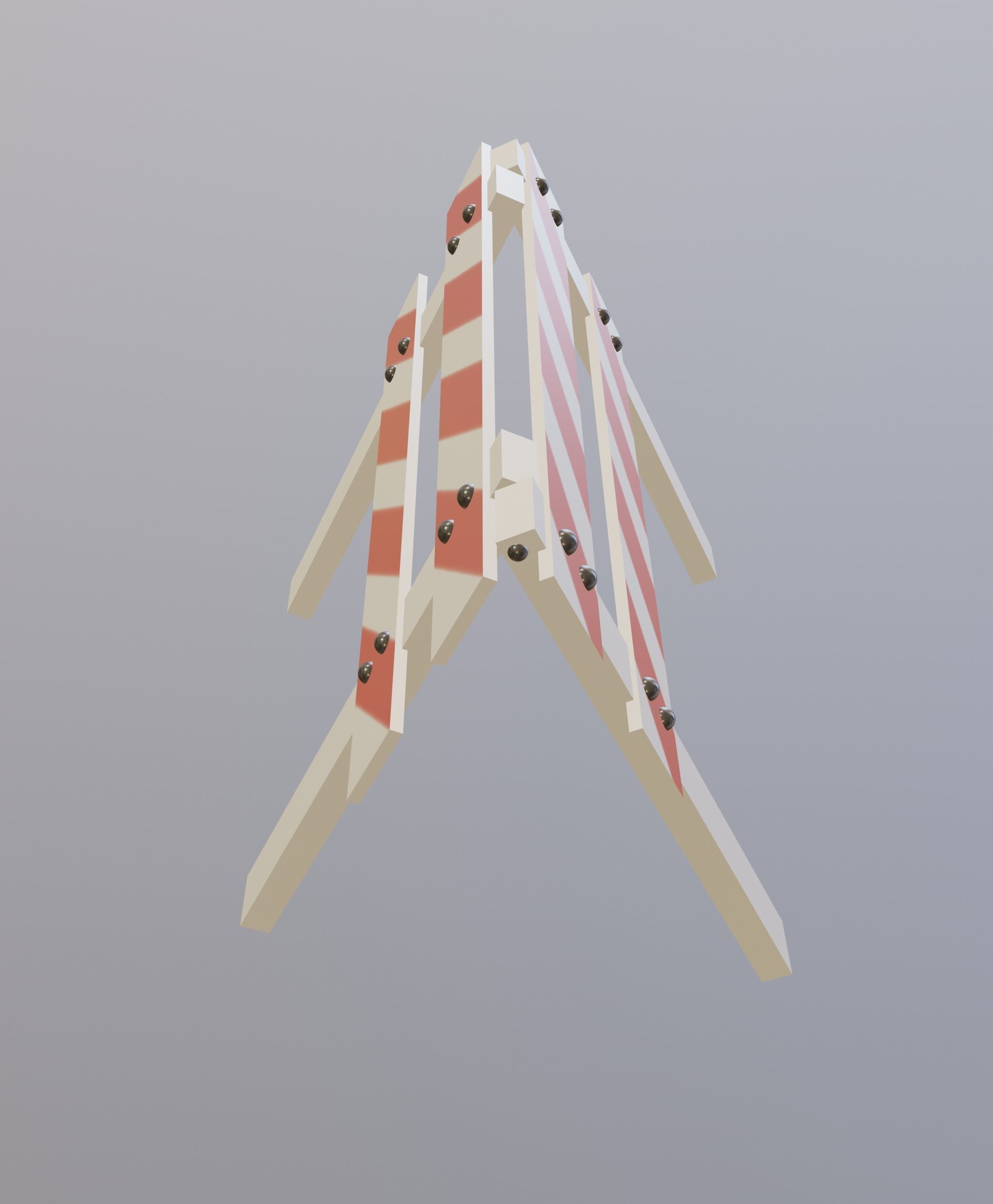 Safety Barrier 3D model_5