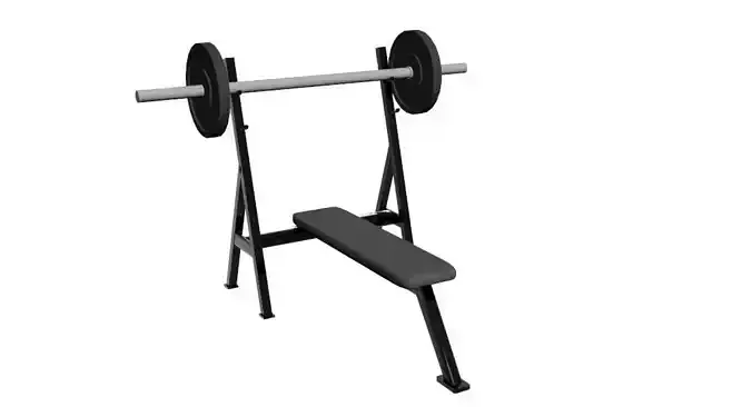 Bench Press 3d Model