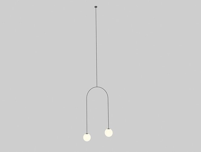 Fork Lamp  Free 3D model