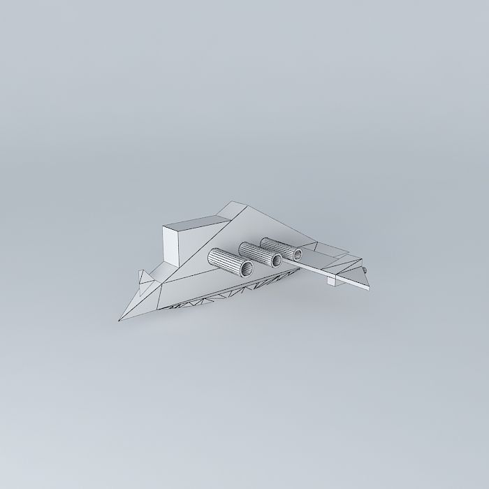 sub-jet ship Free 3D model_3