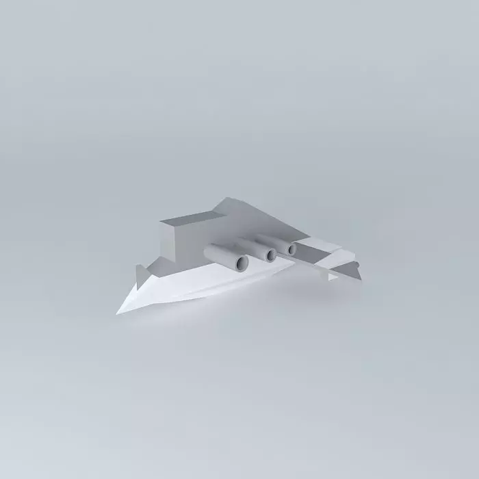 sub-jet ship Free 3D model_0