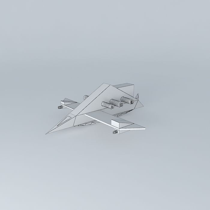 sub-jet ship Free 3D model_4