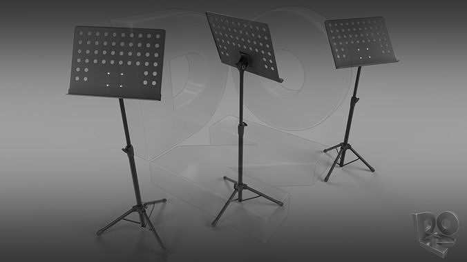 Music stand 3D model