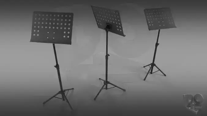 Music stand 3D model