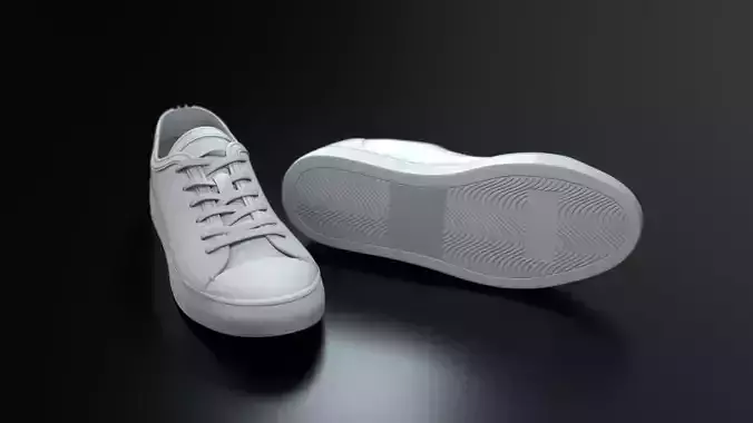 Urban Shoe Style PBR Low-poly 3D model
