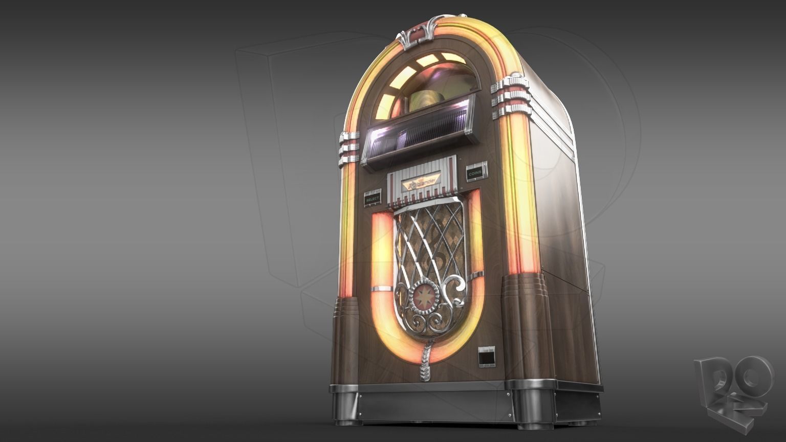The Jukebox 3D model_2