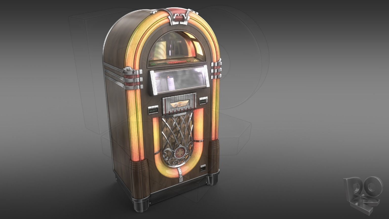 The Jukebox 3D model_4