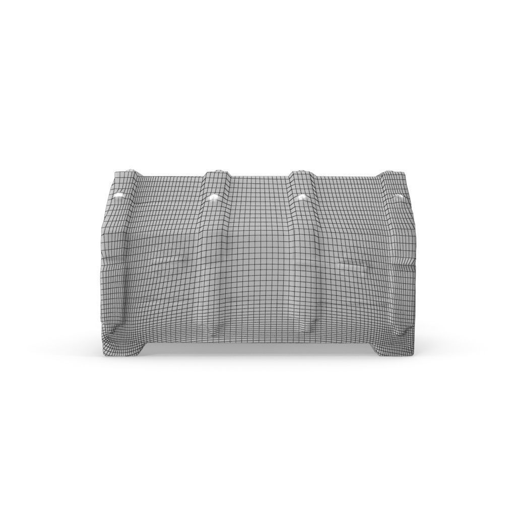 Chest 07 - Low and High Poly Low-poly 3D model_17