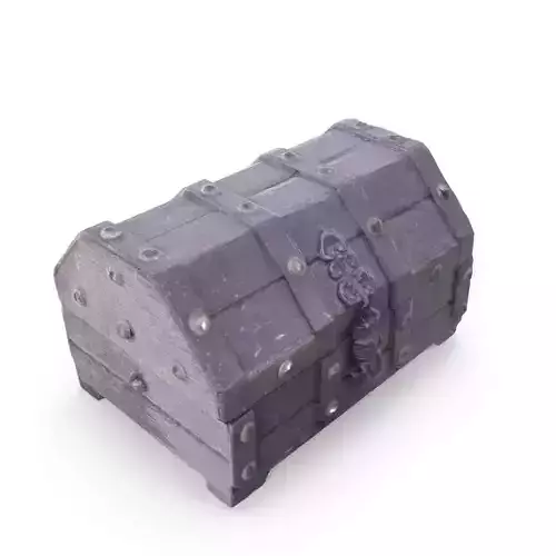 Chest 07 - Low and High Poly Low-poly 3D model