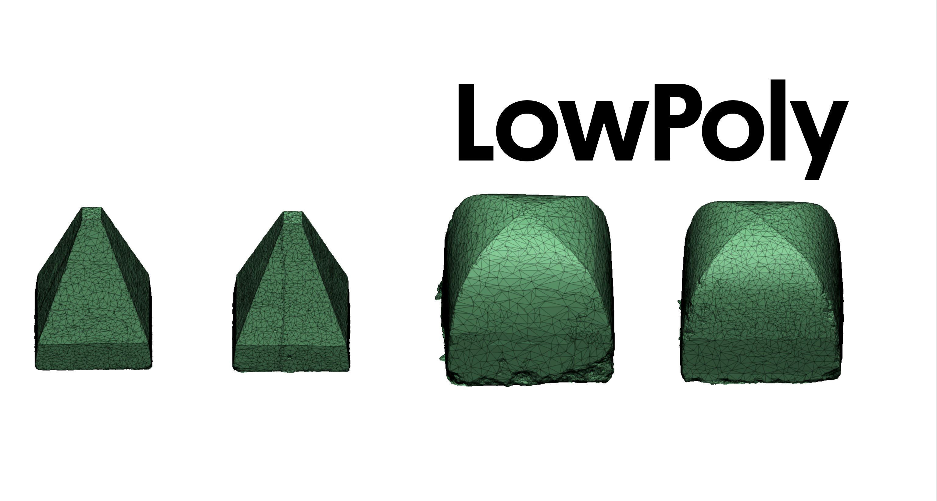 Street concrete barrier set 3D model_14