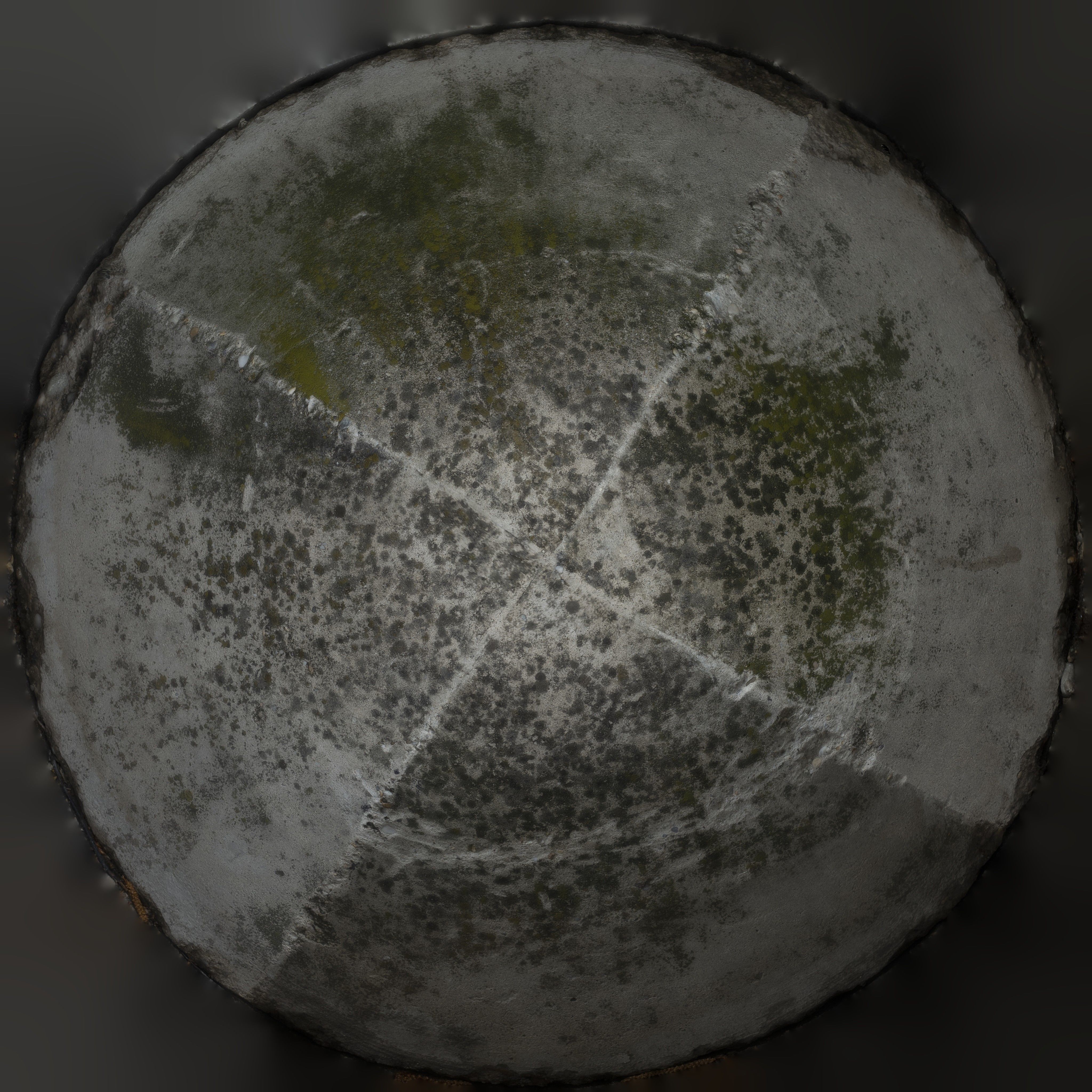 Street concrete barrier set 3D model_16