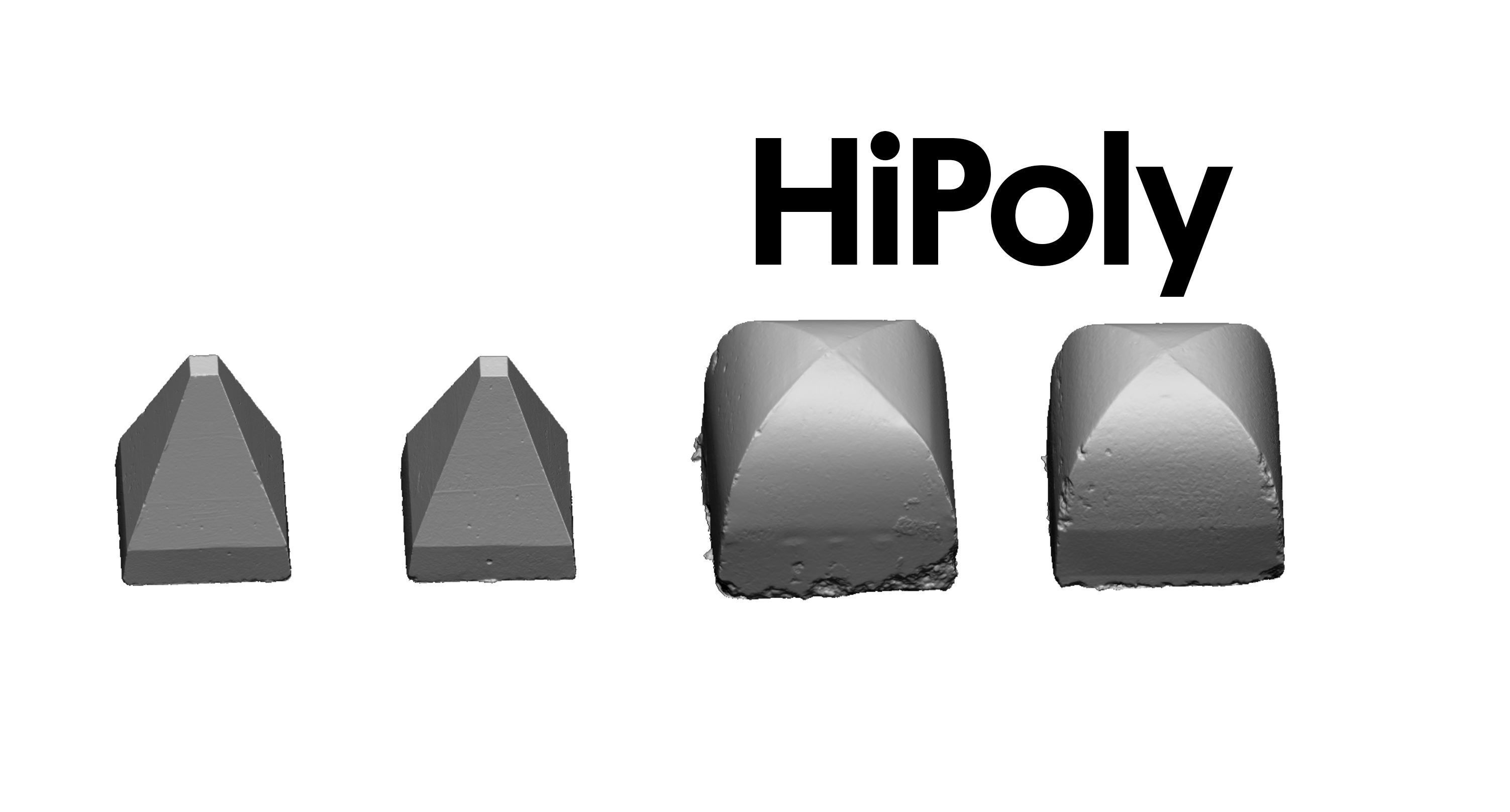 Street concrete barrier set 3D model_7