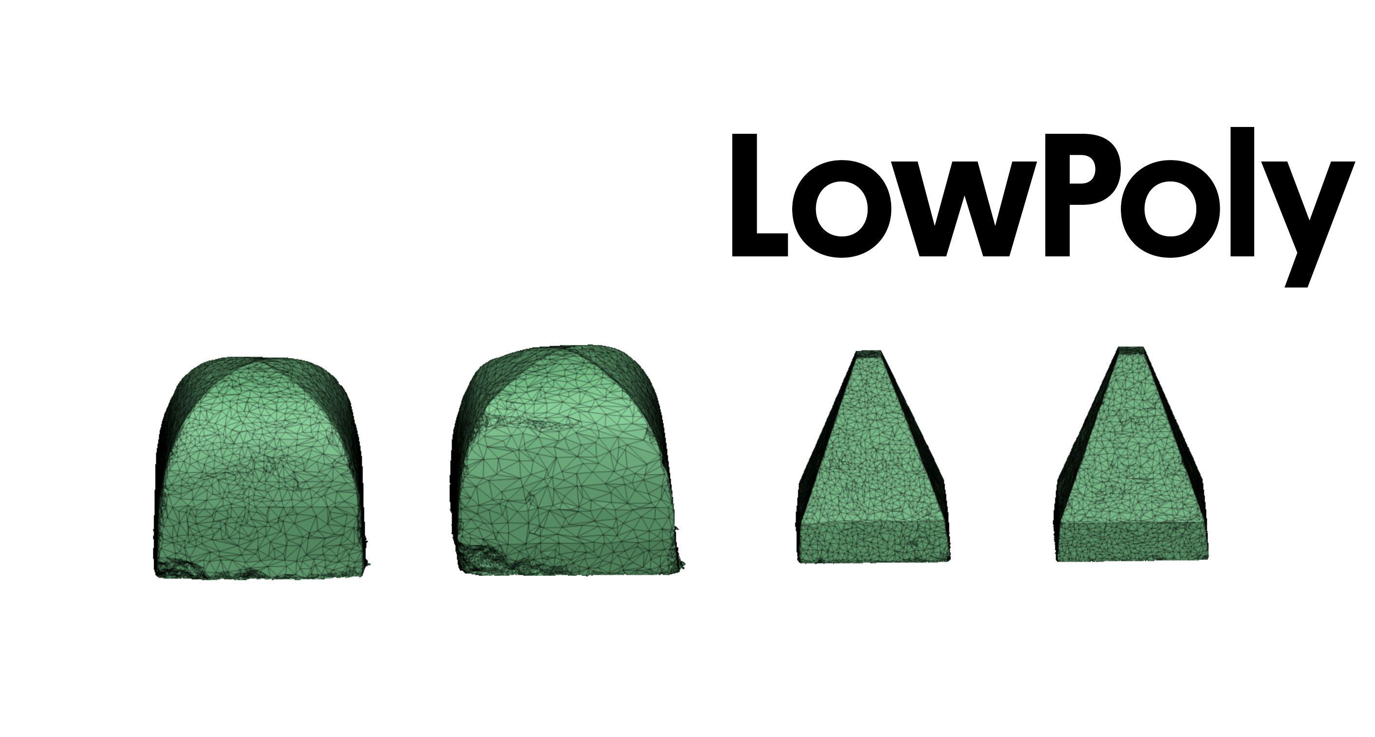 Street concrete barrier set 3D model_15