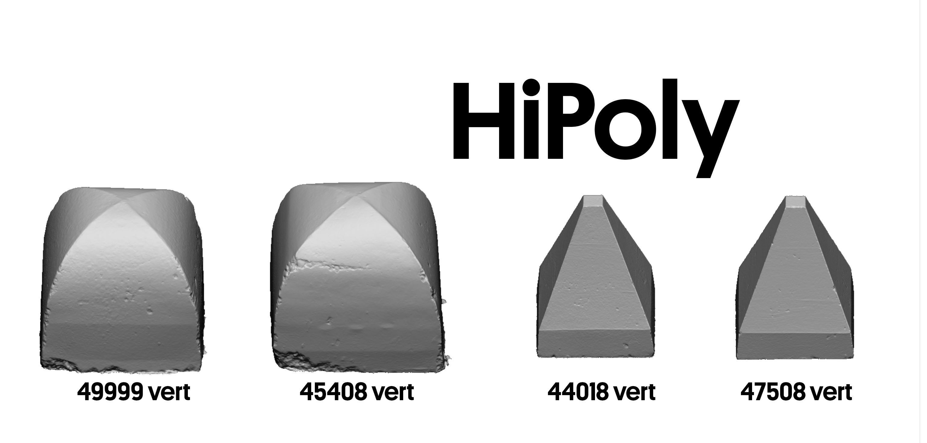 Street concrete barrier set 3D model_8