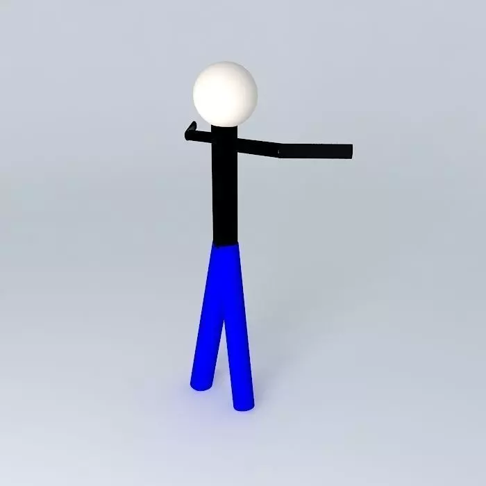 sdfa cartoon character Free 3D model