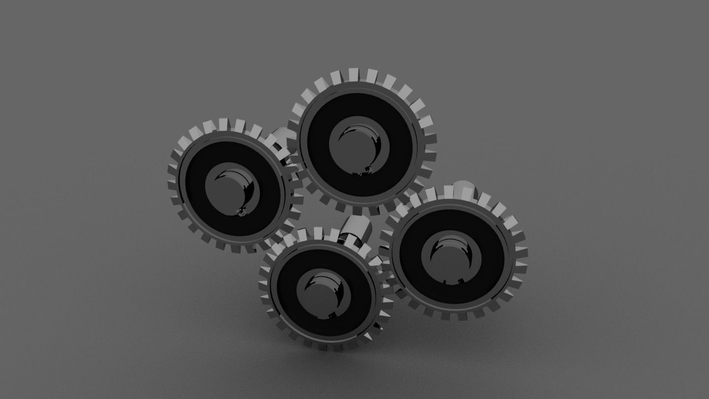 The Gears three 3D model_2