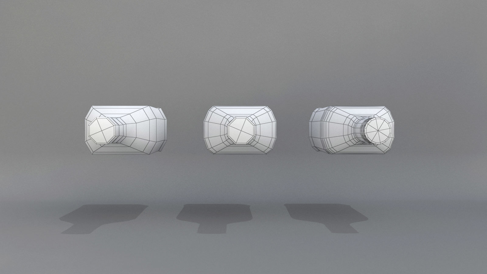 3D Barcelo alcohol Bottle Low-poly 3D model  Low-poly 3D model_2