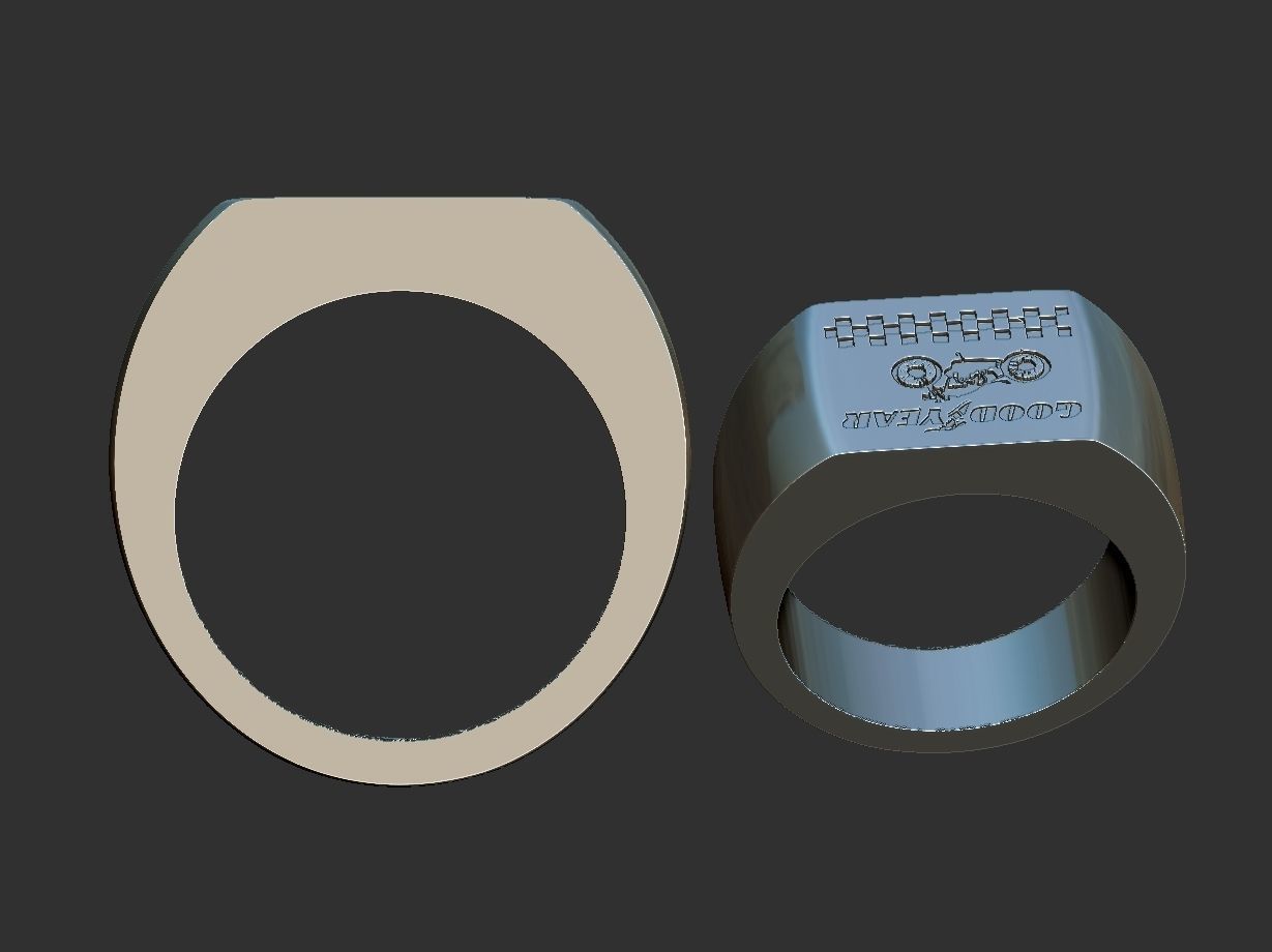 good year 3d model ring 3D print model_1