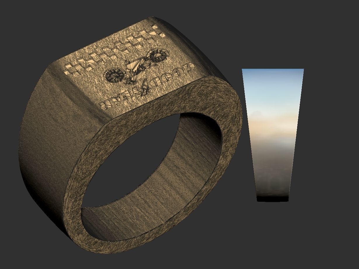good year 3d model ring 3D print model_2