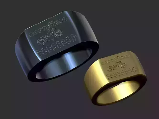 good year 3d model ring 3D print model