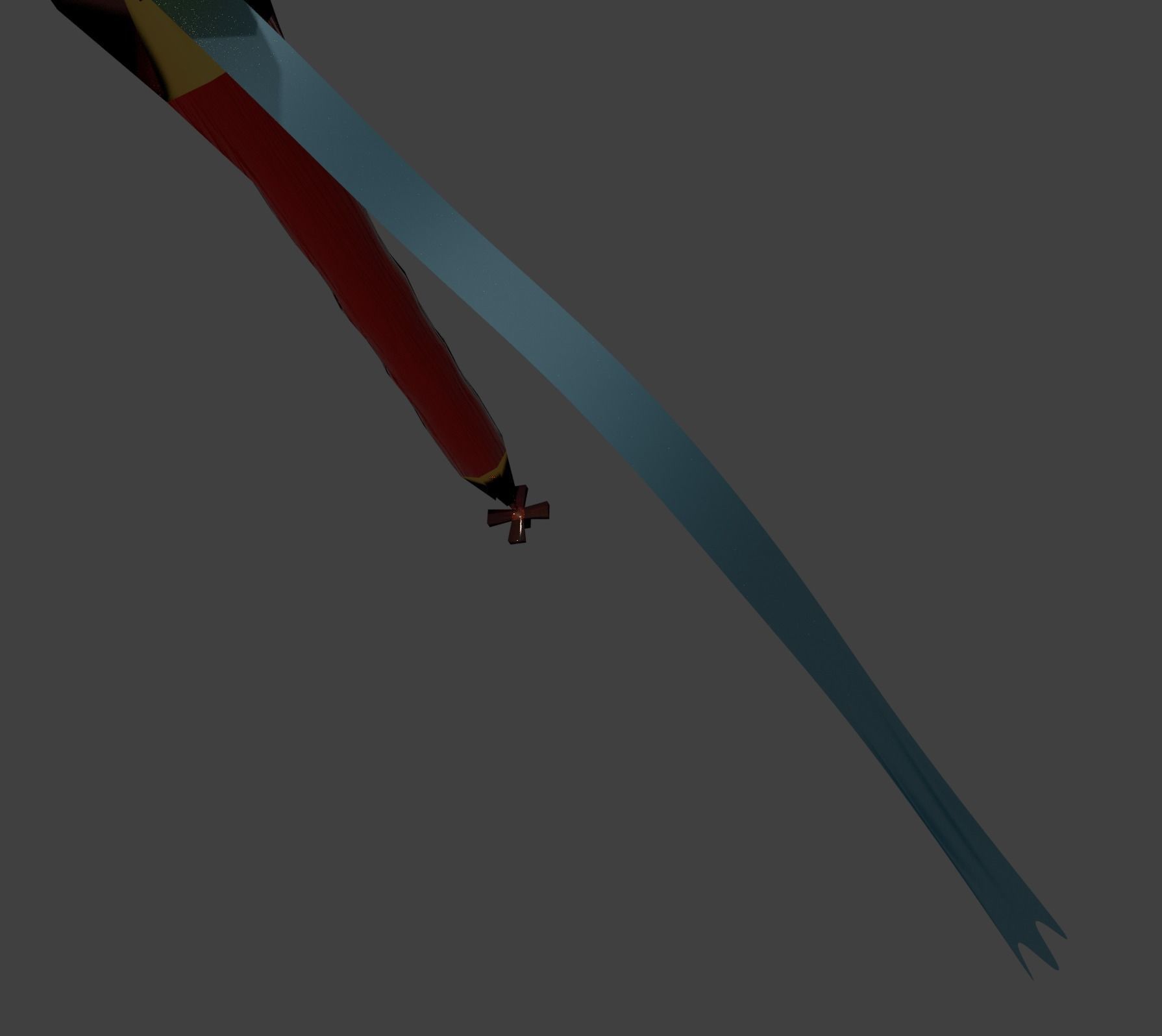 Elven Sword Free 3D model_6