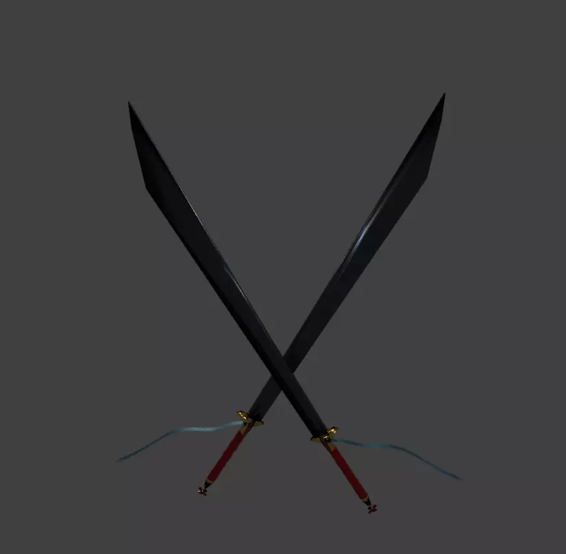 Elven Sword Free 3D model_0