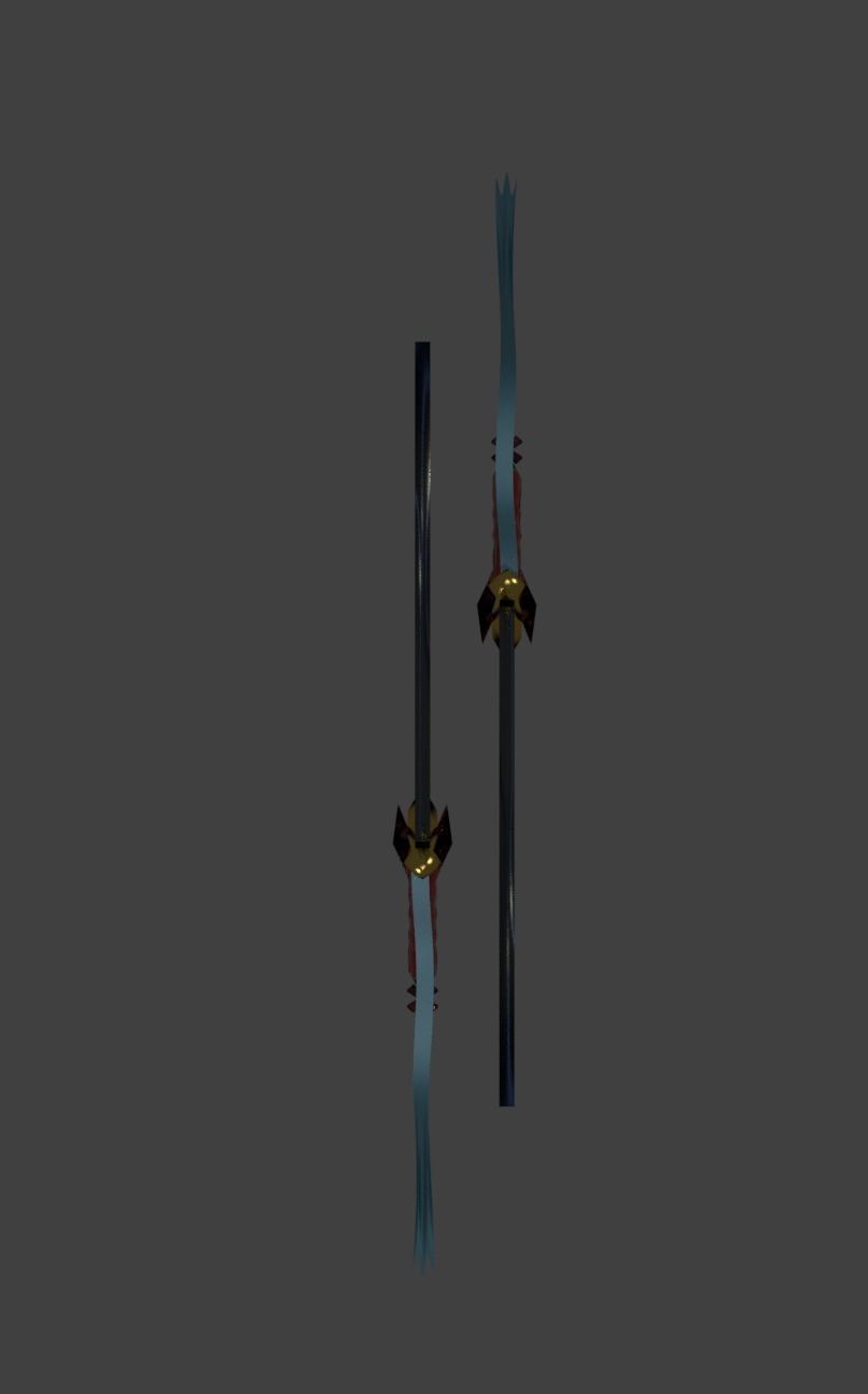 Elven Sword Free 3D model_2