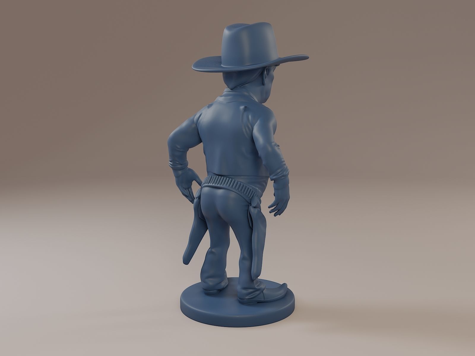 Donald Trump Cowboy 3D print model_6