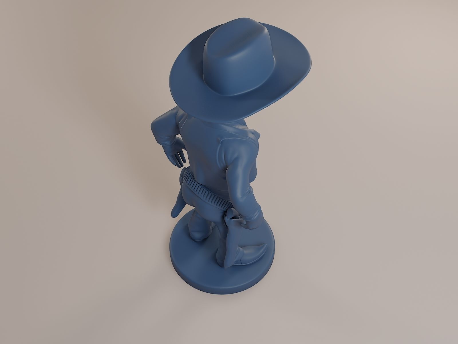 Donald Trump Cowboy 3D print model_20