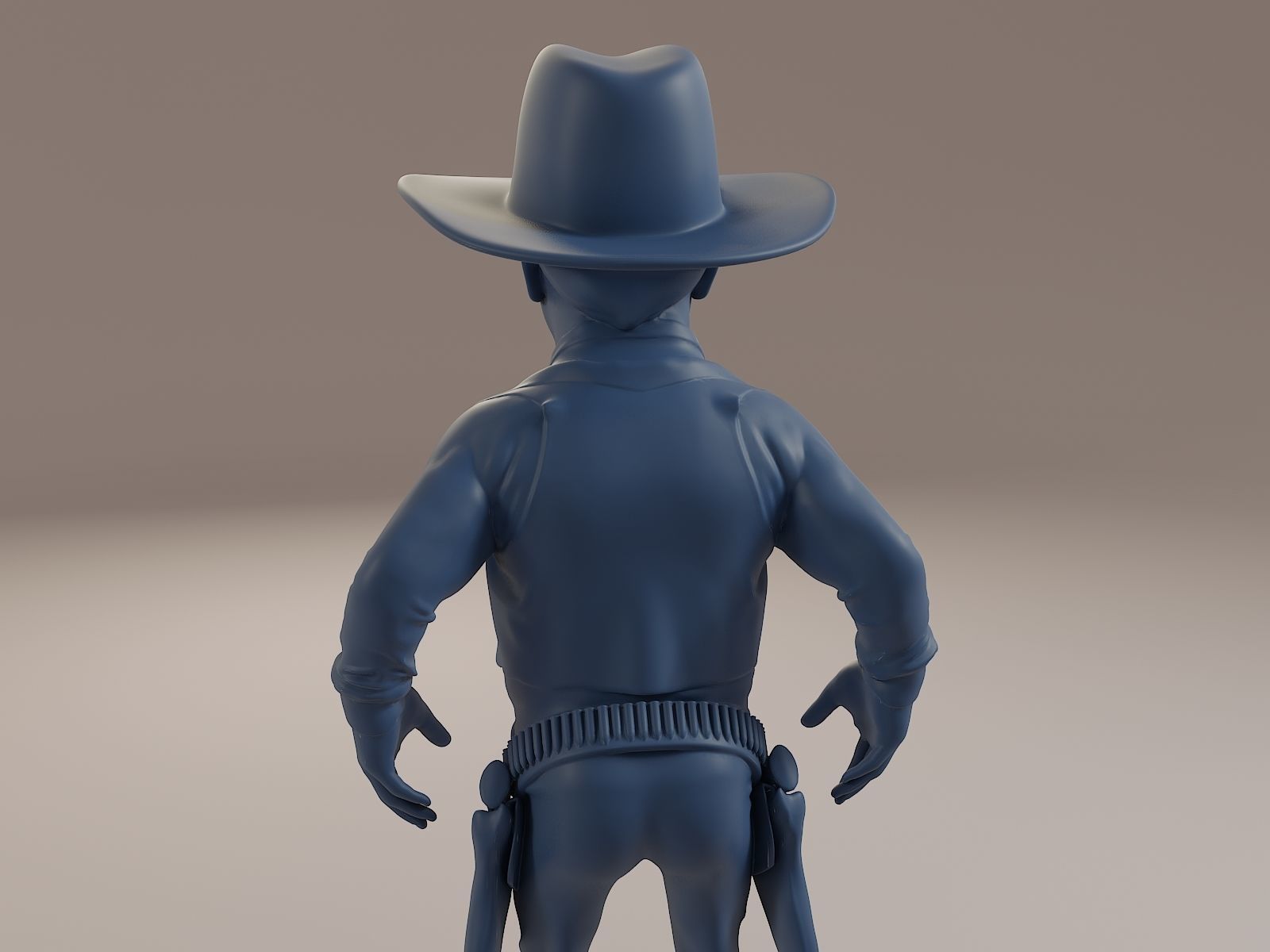 Donald Trump Cowboy 3D print model_19