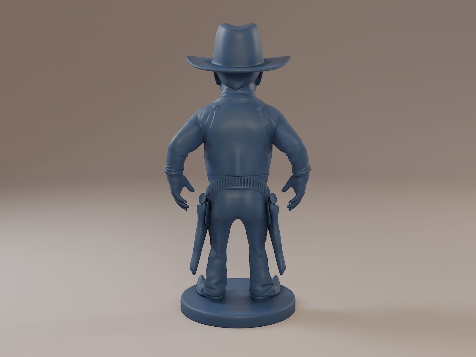 Donald Trump Cowboy 3D print model_5