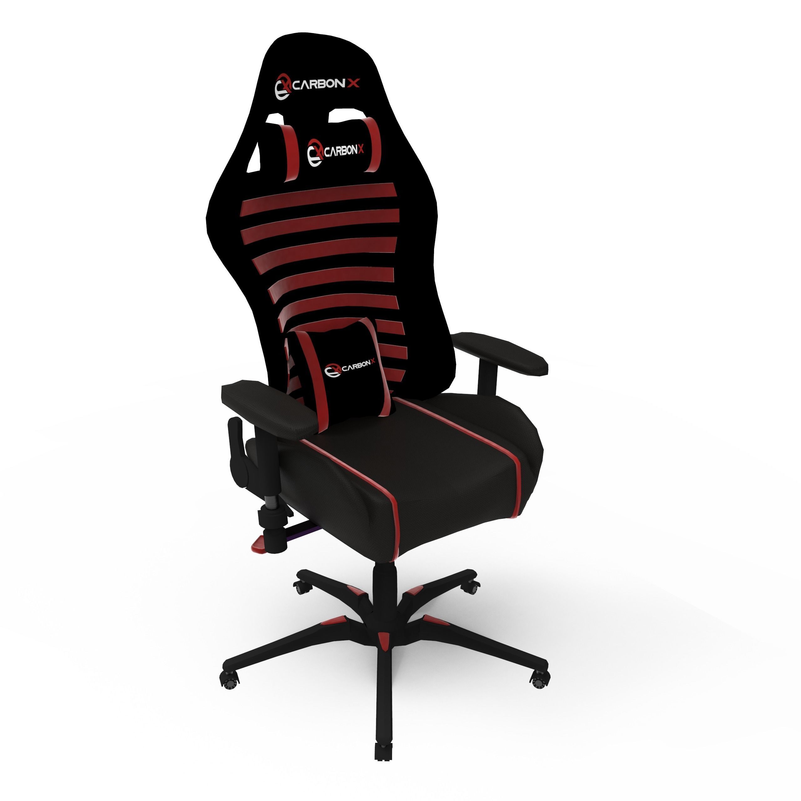 Computer Gaming Chair 3D model_1