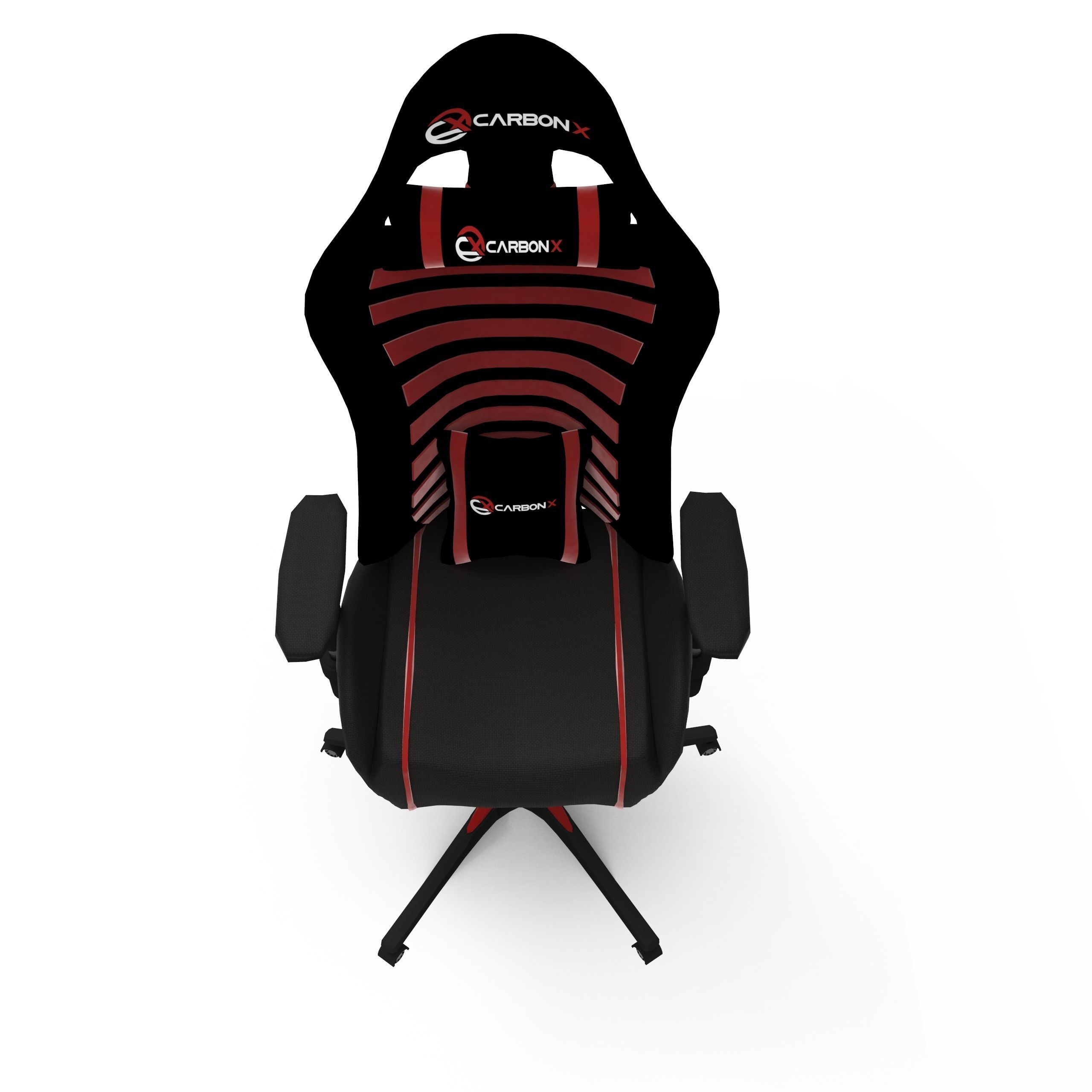 Computer Gaming Chair 3D model_4