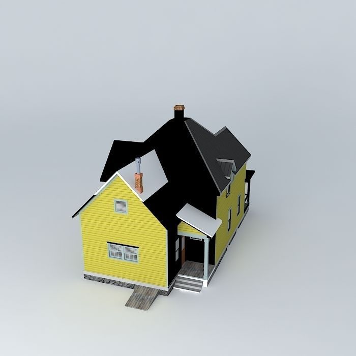 Old House 4 Free 3D model_1