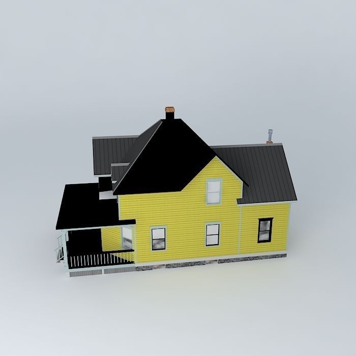 Old House 4 Free 3D model_2