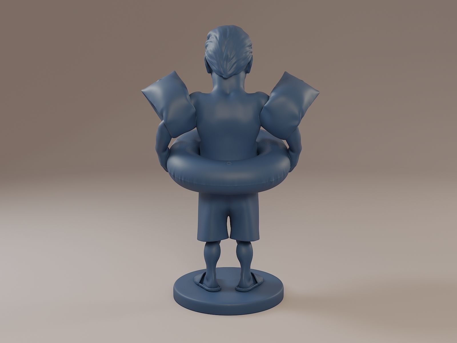 Donald Trump Swimmingpool 3D print model_5