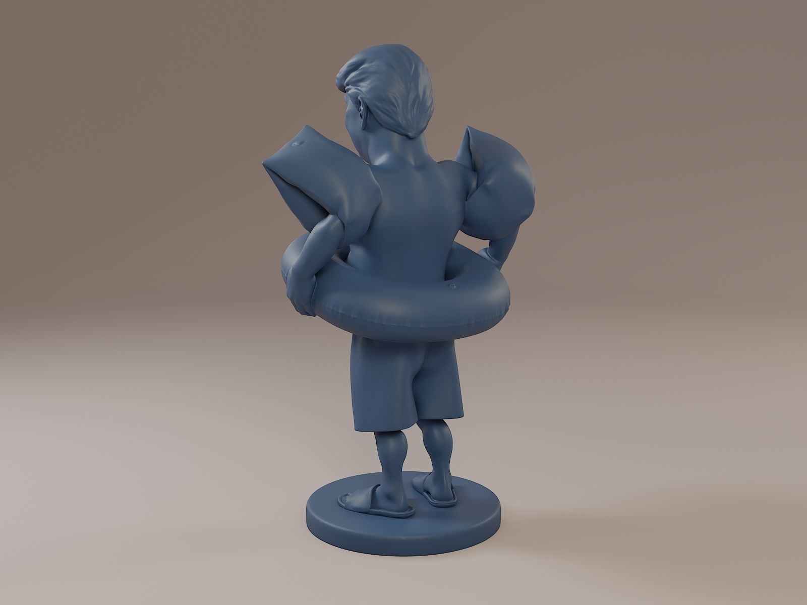 Donald Trump Swimmingpool 3D print model_4