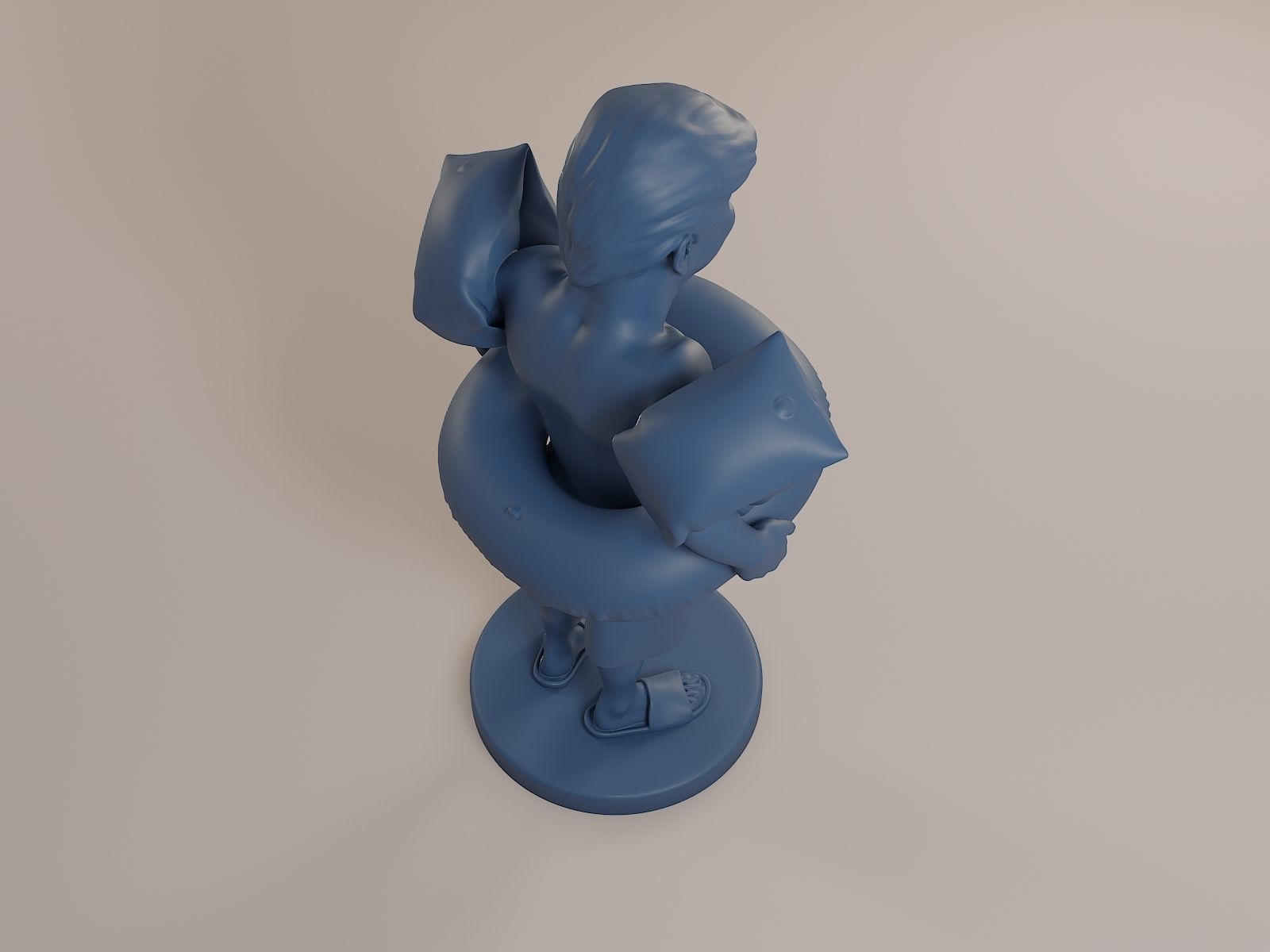 Donald Trump Swimmingpool 3D print model_20